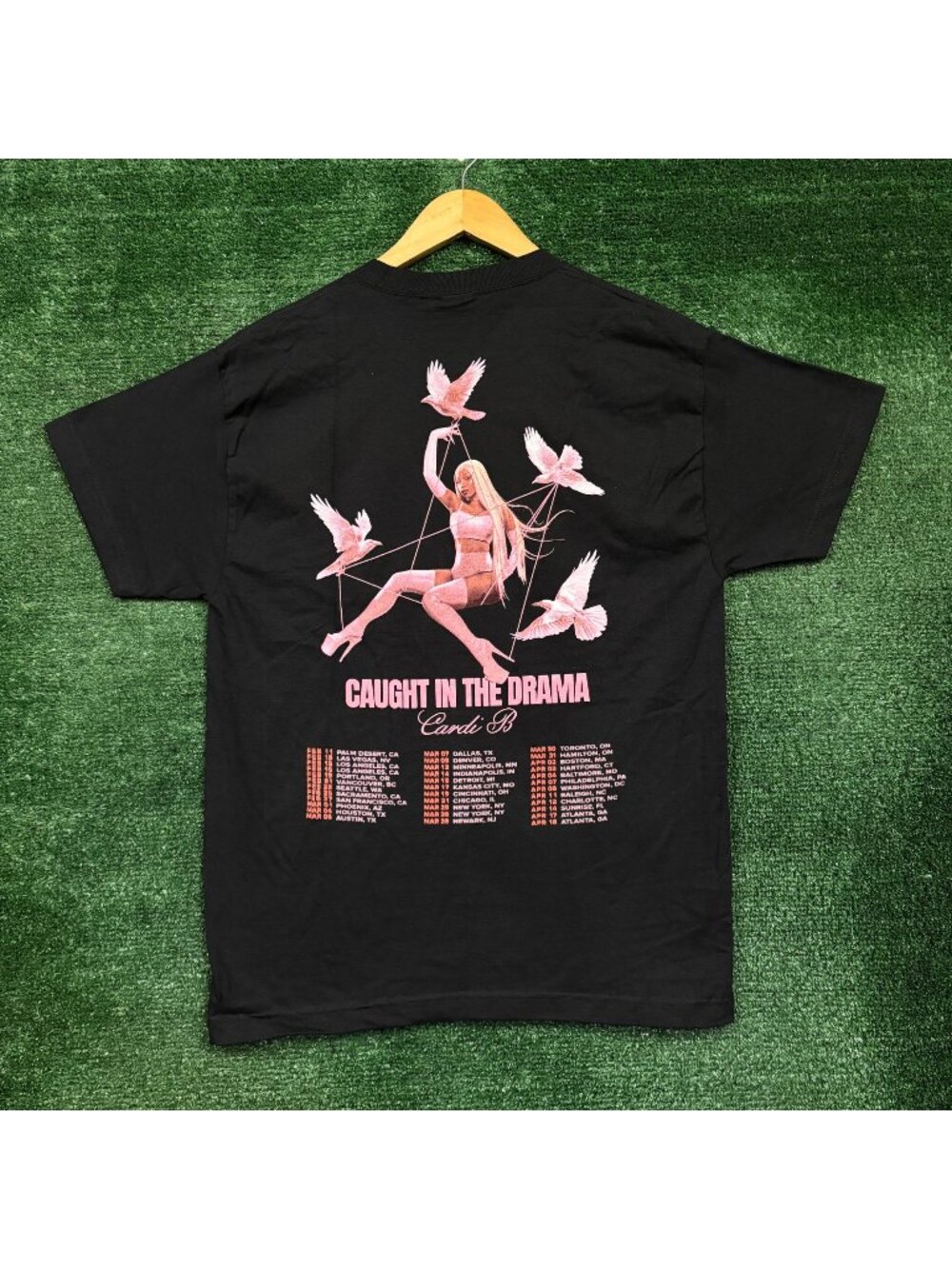 Cardi B Little Miss Drama Hip-Hop T-Shirt Size Medium